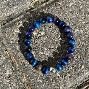 Blue Tiger Eye Bracelet